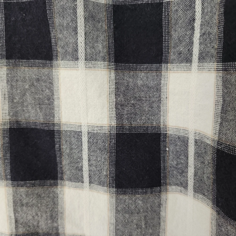 Vintage Plaid Cotton Blazer - Picture 7 of 7